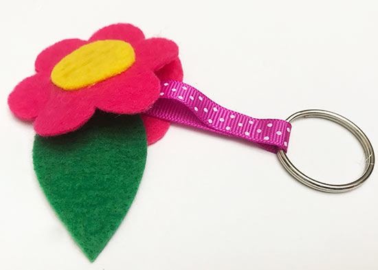 Felt_Flower_Power_Keychain7