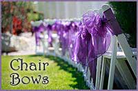 Organza Chair Bows