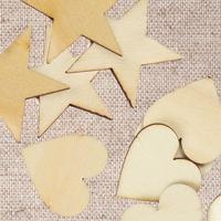 Wooden Hearts / Stars