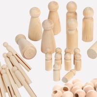 Wood Doll Heads / Bodies
