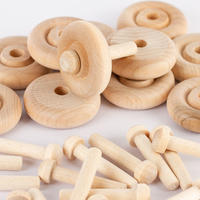 Wooden Toy Wheels