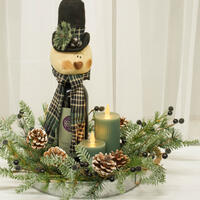 Rustic Snowman Tray