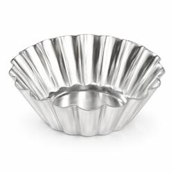 Seamless Metal Fluted Tart Candle Mold