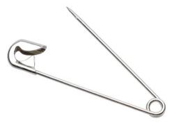 Silver Metal Safety Pins