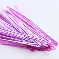 Pink Iridescent Twist Ties