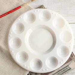 Darice 10 Well Round Plastic Paint Palette
