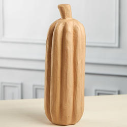 Paper Mache Tall Pumpkin