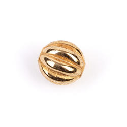 Gold Wash Melon Pony Beads