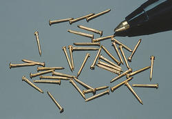 Dollhouse Miniature Brass Brads