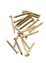 Dollhouse Miniature Brass Brads