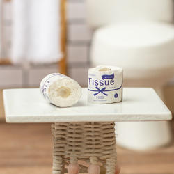 Dollhouse Miniature Toilet Paper Rolls