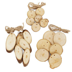 Assorted Wood Slice Gift Tags