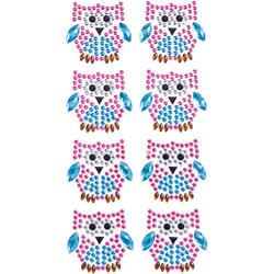 Owl Bling Stickers