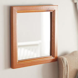 Dollhouse Miniature Walnut Mirror