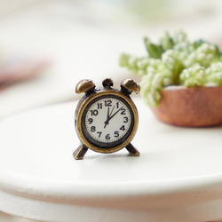 Dollhouse Miniature Antique Alarm Clock