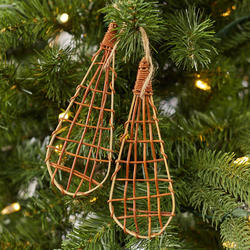 Mini Snowshoes Ornament