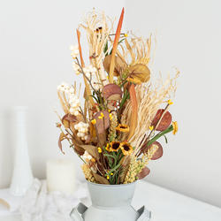 Autumn Harvest Raffia Sunflower Bush